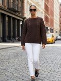 BOWERY Women's Cable-Knit Sweater Prêt-à-Porter BYMANYC ® New York