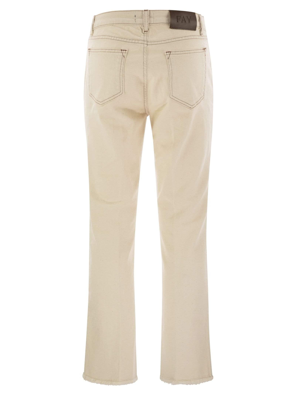 Fay Women Denim 5-Pocket Trousers